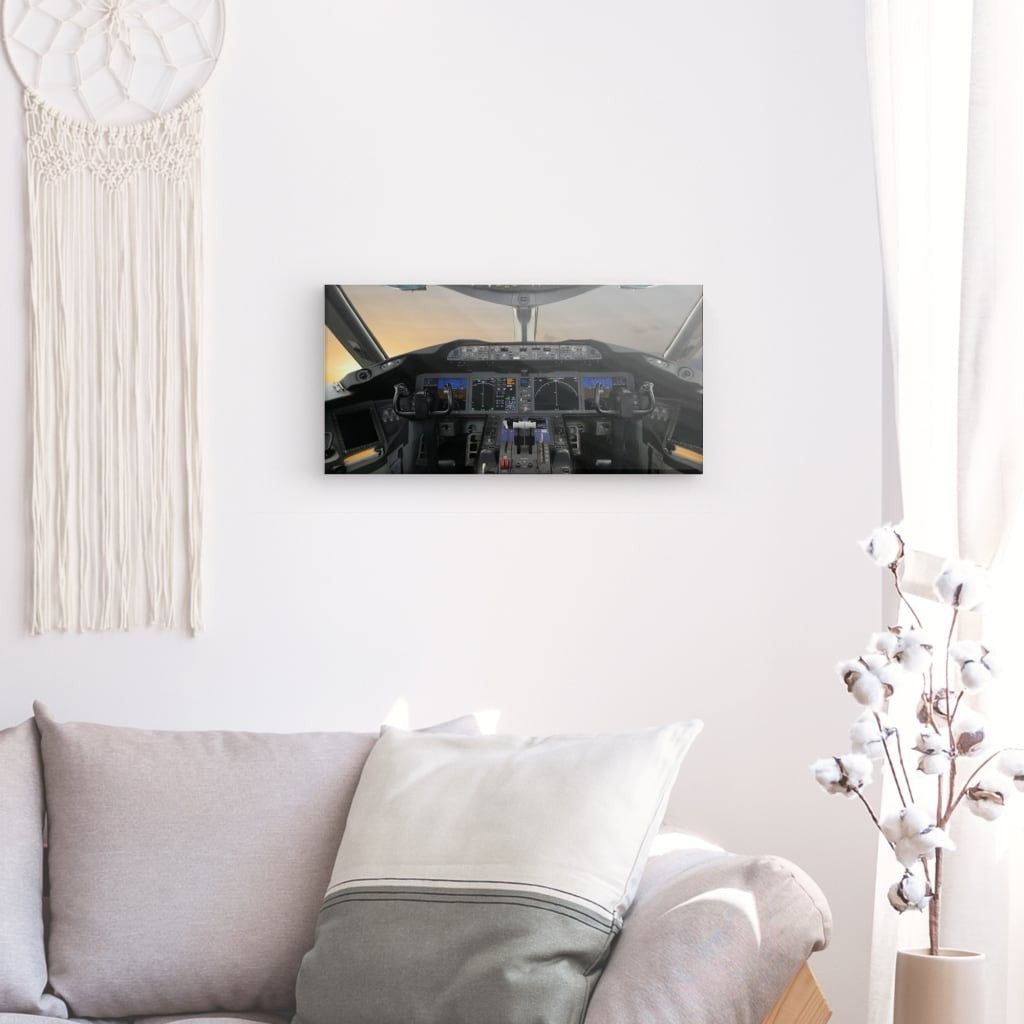 Leinwand Cockpit versch. Größen