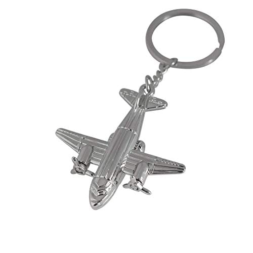 Schlüsselanhänger Transportflugzeug aus Metall