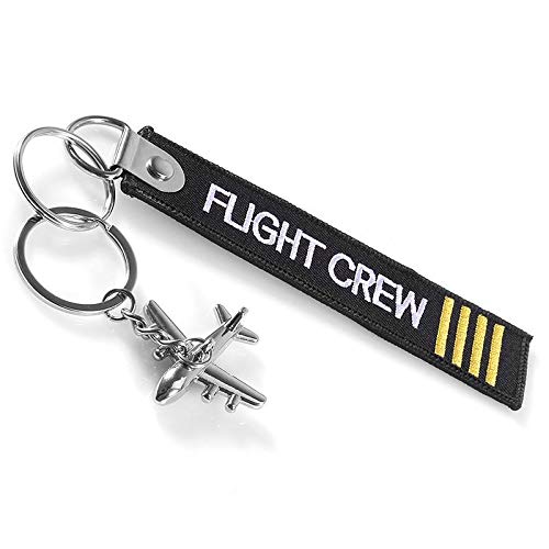 Flightcrew Schlüsselanhänger mit Miniaturflugzeug