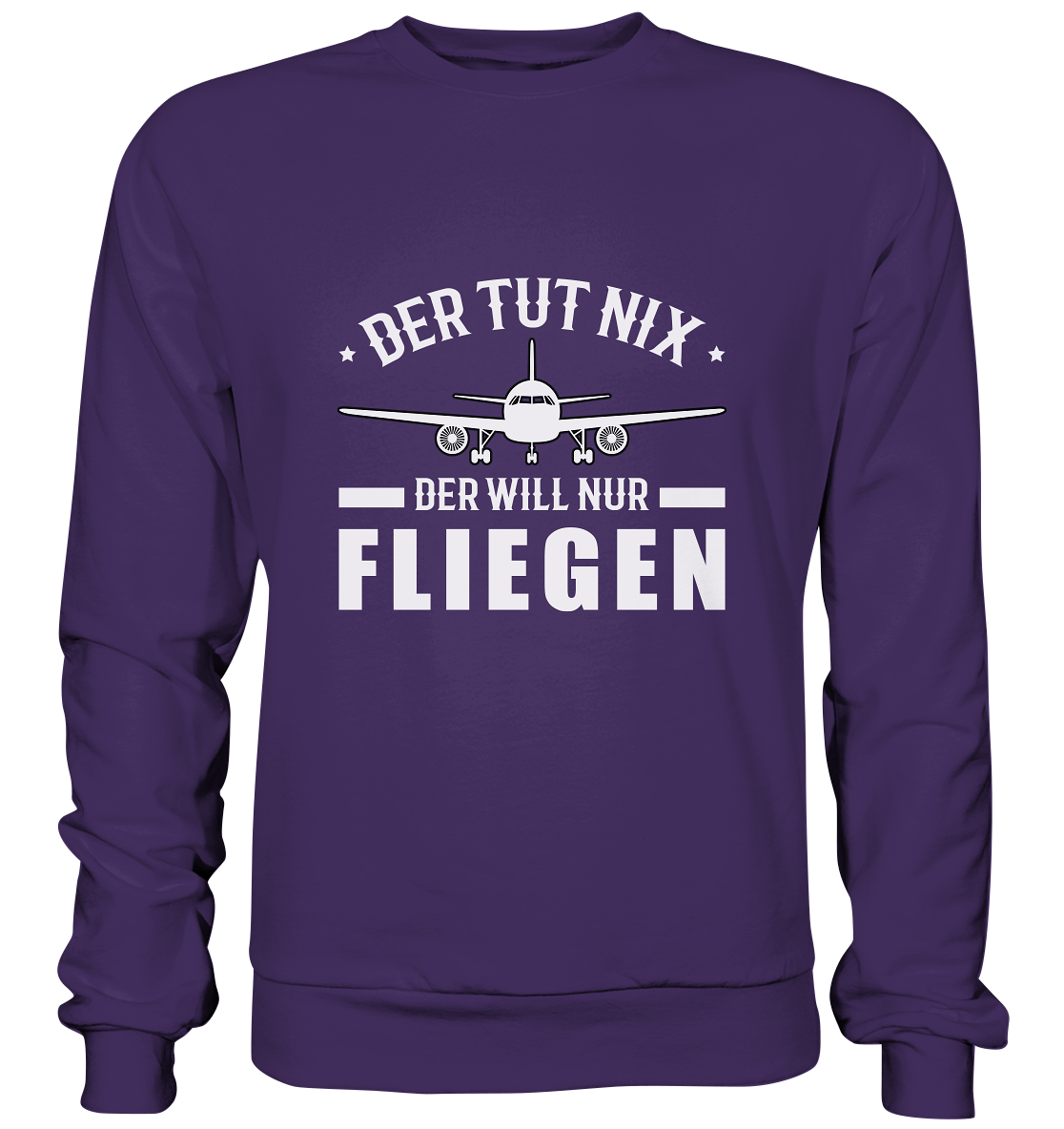 NUR FLIEGEN - Basic Sweatshirt